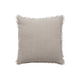 Burton Tailored Heavy Linen Square Cushion 50x50cm | Oatmeal