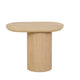 Seb Pedestal Side Table | Natural Oak