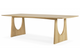 Oak Geometric Dining Table