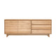 Oak Wave Sideboard | 2 Doors, 3 Drawers
