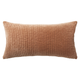 Cino Caramel Velvet Lumbar Cushion | 40 x 80