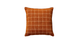 Terracotta Grid Cushion