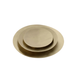 Beaten Ring Base Plate | Brass