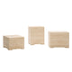 Situation Side Table | Travertine