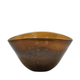 Lava Handblown Glass Bowl | Brown