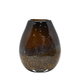 Lava Handblown Glass Vase | Small | Brown